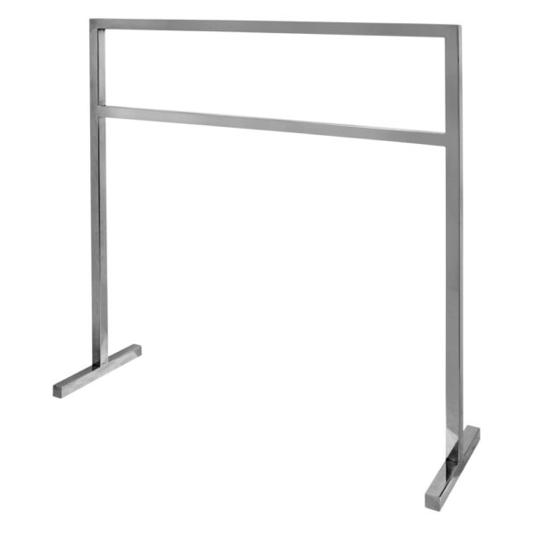 078 Free-Standing Single Towel Rail – square