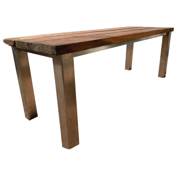 Stainless Steel Framed Dining Table