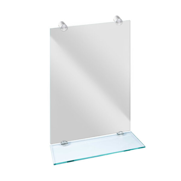 Round Mirror & Glass Shelf Brackets (per one)