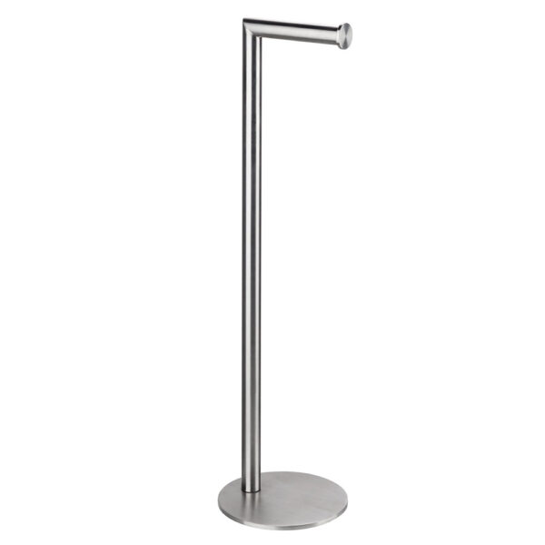 093 Free-Standing Single Toilet Roll Holder - Round