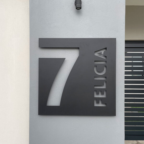Cut-Out Plate Signage