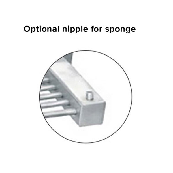 Optional nipple for sponge
